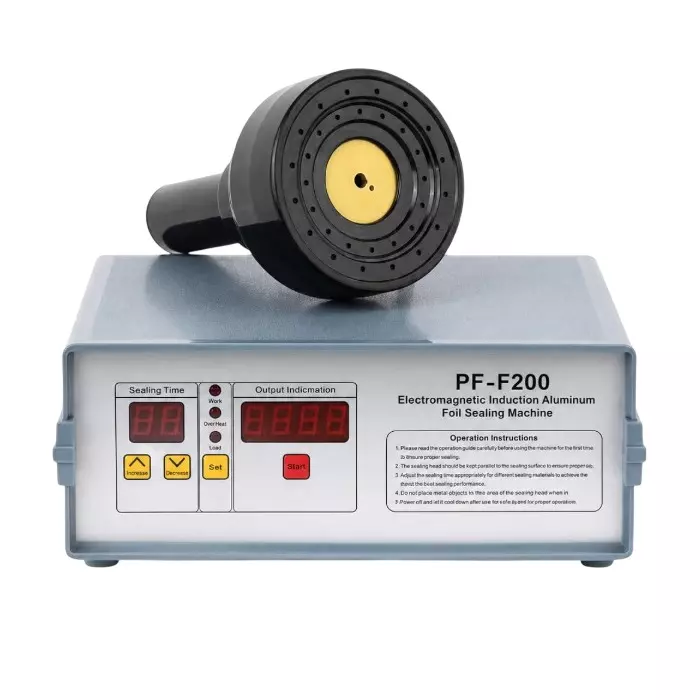 PackForge Induction Cap Sealing Machine with Accessories 20-100 mm Cap Diameter Range, PFA-IND-B-100