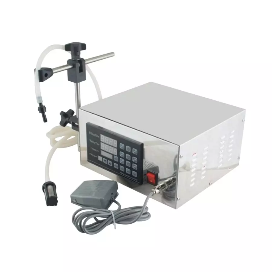 PackForge Premium Single Head Liquid Filling Machine with Accessories 10-3500 ml Filling Capacity, PFA-LFS-P-A