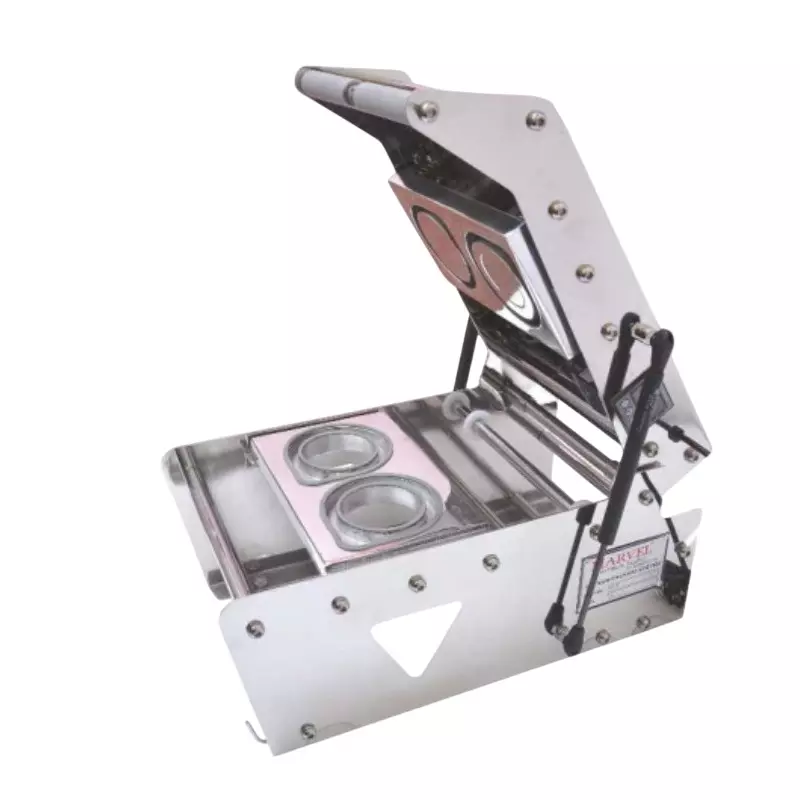 Marvel Manual Double Round Container Sealer 500 W Power & 95 mm Container Dia, MPS TS 95 RD