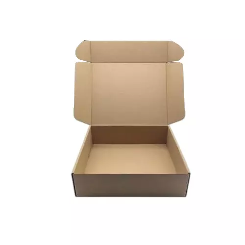 MM WILL CARE Self Lock Corrugated Box 3 Ply Brown 10.5 x 10 x 2.5 inch (Pack of 25)