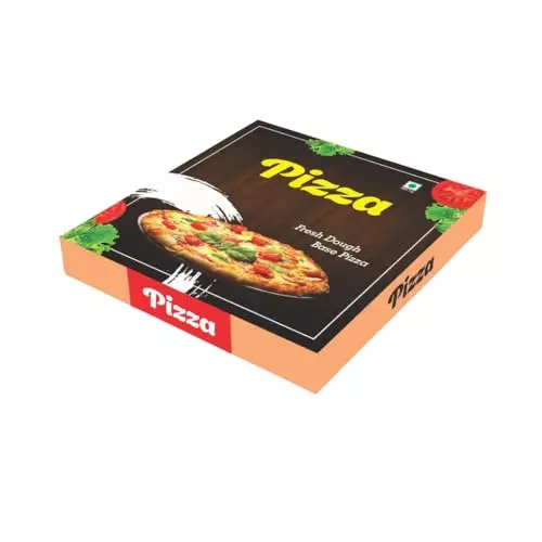 MM WILL CARE Pizza Box Printed 3 Ply 177.8 mm (7 inch) Size (Pack of 25)