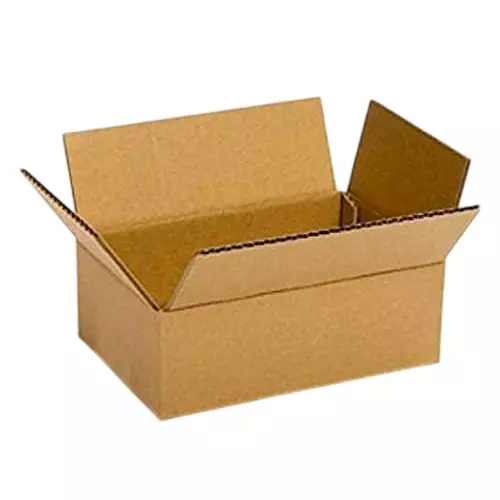 MM WILL CARE Corrugated Box Brown 3 Ply 9 x 8 x 8 inch Size (Pack of 100)