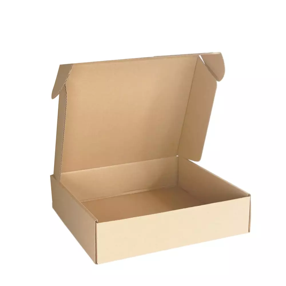 MM WILL CARE Corrugated Box Auto Lock Mailer 3 Ply Brown 12x10x2.5 inch (Pack of 50)
