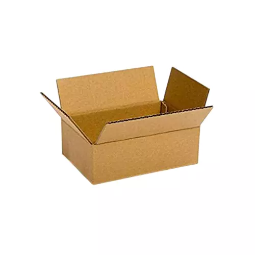 MM WILL CARE C Flute Corrugated Box Brown 3 Ply 9x6x2 inch (Pack of 10)