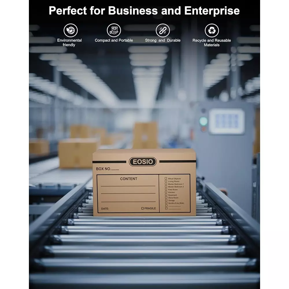 Eosio Corrugated Boxes 5 Ply 18X16X12 inch Size Cardboard Brown (Pack of 5)