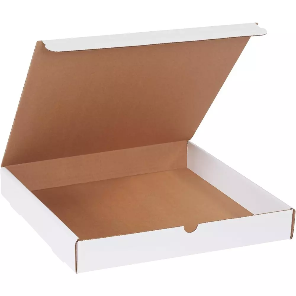 MM WILL CARE Corrugated Pizza Box 3 Ply White 7x7x1.5 inch (Pack of 100)