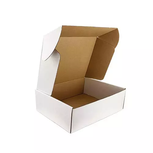 MM WILL CARE Self Locking Corrugated Box 3 Ply White 3.5 x 3 x 1.5 inch (Pack of 100)