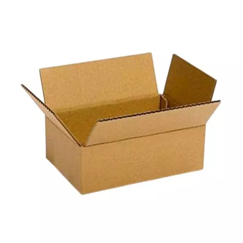 MM WILL CARE Corrugated Box Brown 3 Ply 9 x 6 x 3 inch Size (Pack of 100)