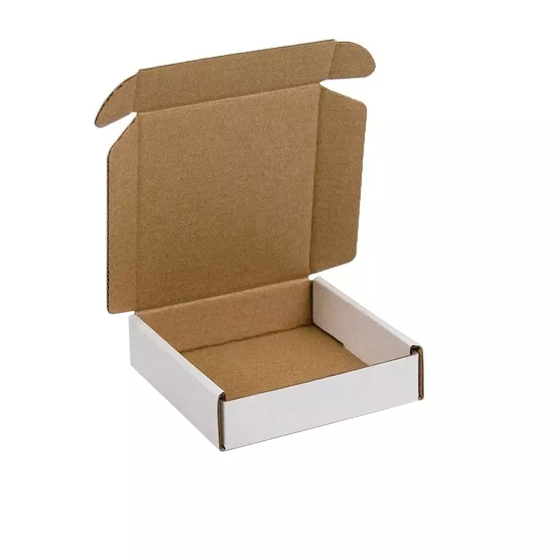 MM WILL CARE Corrugated Box Auto Lock 3 Ply White 4.5x3x2.5 inch