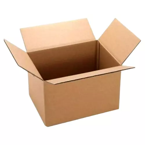Elisha 3 Ply Corrugated Box Brown 13.25 x 10x 3 inch (Pack of 6)