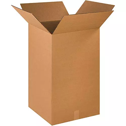 MM WILL CARE Corrugated Box Cardboard Brown 3 Ply 5 x 5 x 11 inch Size (Pack of 50)
