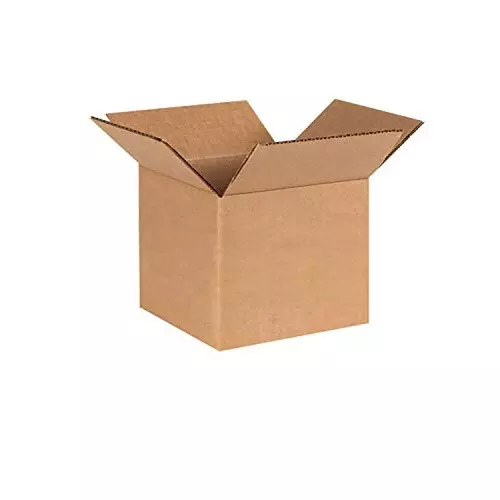 MM WILL CARE Corrugated Box Brown 3 Ply 8.5 x 6 x 6 Inch Size (Pack of 25)