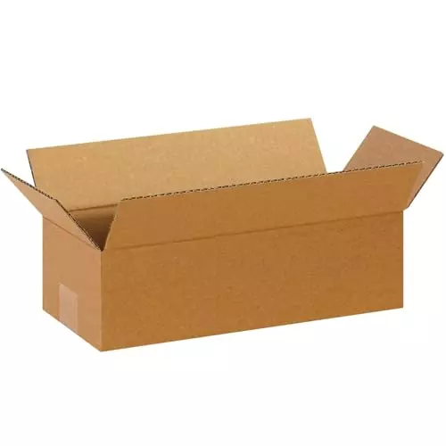 MM WILL CARE Corrugated Box Brown 3 Ply 12 x 5 x 6 inch Size (Pack of 50)
