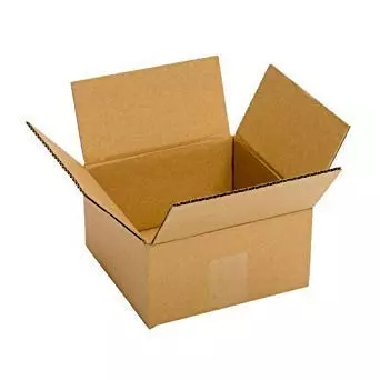 Ace 4.5 x 4.5 x 2 inch 3 Ply Corrugated Cardboard Brown Box, Packing Box, Shipping Box Pack of 250