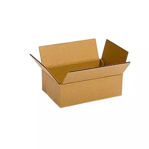 MM WILL CARE Corrugated Box Brown 3 Ply 7 x 4 x 2.5 inch Size (Pack of 100)