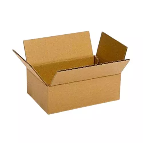 MM WILL CARE Corrugated Box Paper Brown 3 Ply 7.5 x 4.5 x 3.5 inch Size (Pack of 100)