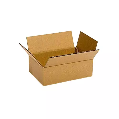 MM WILL CARE C Flute Corrugated Box Brown 3 Ply 6x4x3.5 inch (Pack of 50)