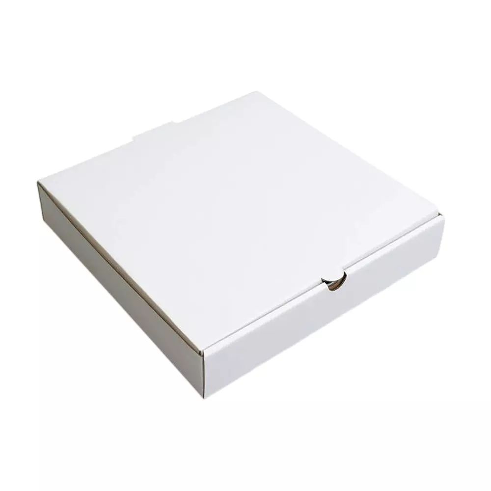MM WILL CARE Corrugated Pizza Box 3 Ply White 9x9x1.5 inch (Pack of 200)