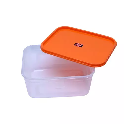 Ankur 4.2 L Keeper Container Made of Virgin Plastic, Assorted Color and Rectangular Shape, Size 4 for Home & Kitchen