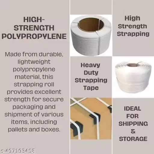 generic-12-mm-width-strapping-roll-dull-white-color-and-2-kg-weight-per-roll-for-packing-box-machines-more-pack-of-30