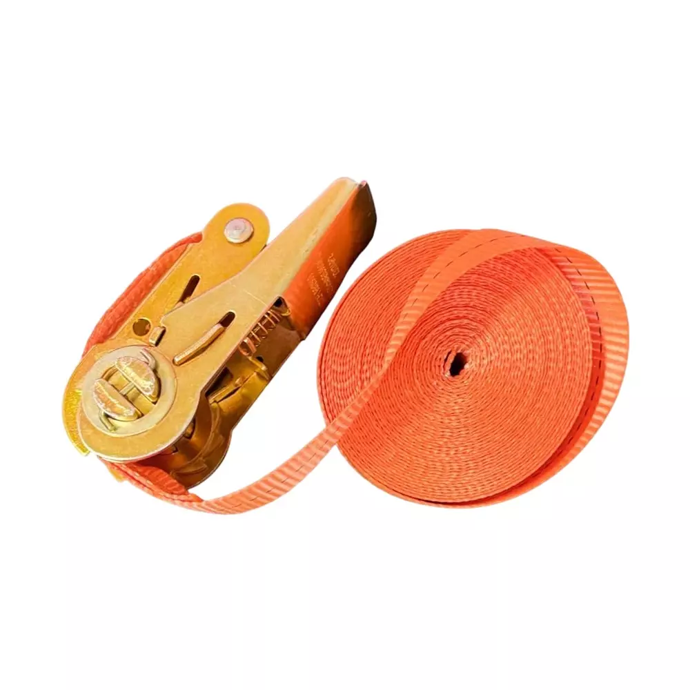 GTCFI Heavy Duty Endless Ratchet Tie Down Strap 1000 Kg Load Capacity 25 mm 9 m Polyester Orange