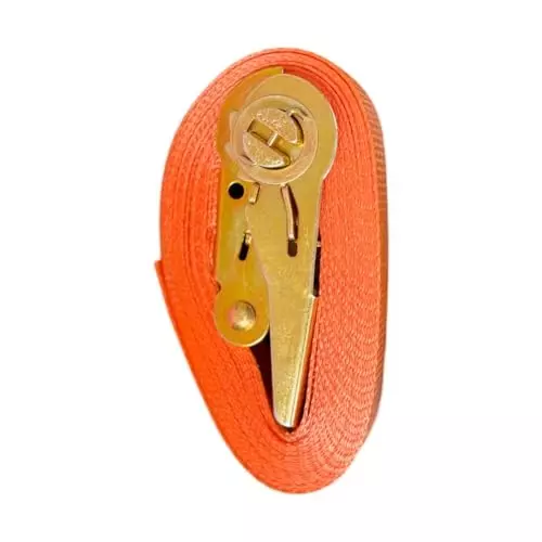 GTCFI Heavy Duty Endless Ratchet Tie Down Strap 1000 Kg Load Capacity 25 mm 9 m Polyester Orange