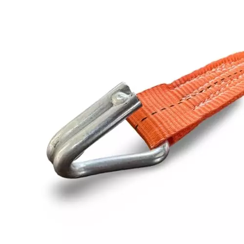 GTCFI Heavy Duty Ratchet Tie Down Strap 1000 Kg Load Capacity 25 mm 9 m Polyester Orange