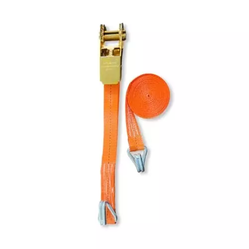 GTCFI Heavy Duty Ratchet Tie Down Strap 1000 Kg Load Capacity 25 mm 7 m Polyester Orange