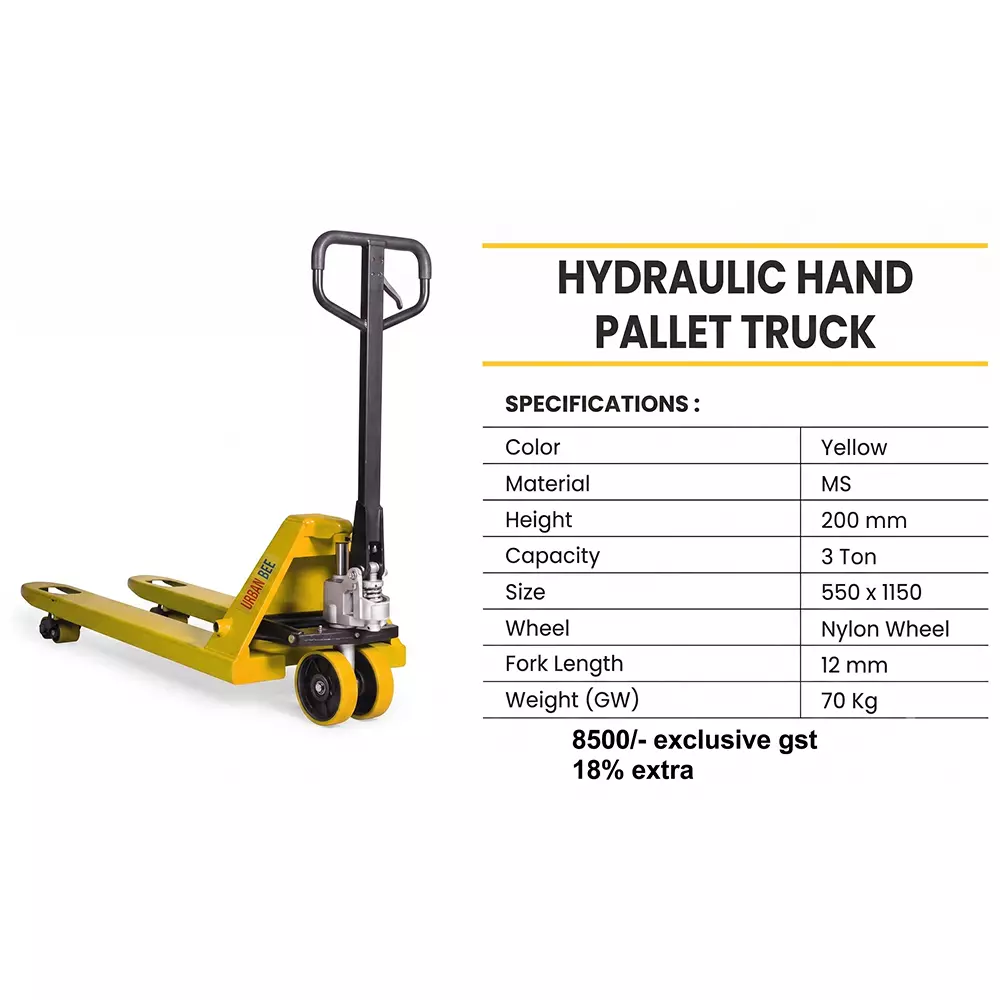 utc-hydraulic-hand-pallet-truck-3-ton-3000-kg-load-capacity-and-12-mm-fork-length
