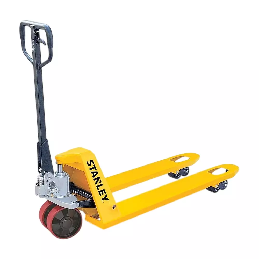 STANLEY 2.5 Ton Pallet Truck Wide with 40 mm Ground Clearance and 85 - 200 mm Fork Height, SXWT-CPT-25W