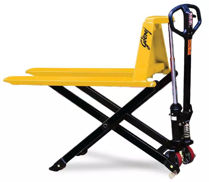 Buy Godrej GMSHPT 1508W 1.5 Ton Manual Scissor Hand Pallet Truck