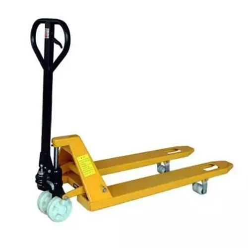 Crown Power Hand Pallet Truck With Nylon Wheel 5000 Kg (5 Ton) Load Capacity 1200 x 550 mm Fork Size