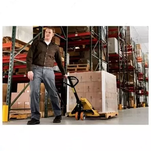Crown Power Hand Pallet Truck With Nylon Wheel 5000 Kg (5 Ton) Load Capacity 1200 x 550 mm Fork Size
