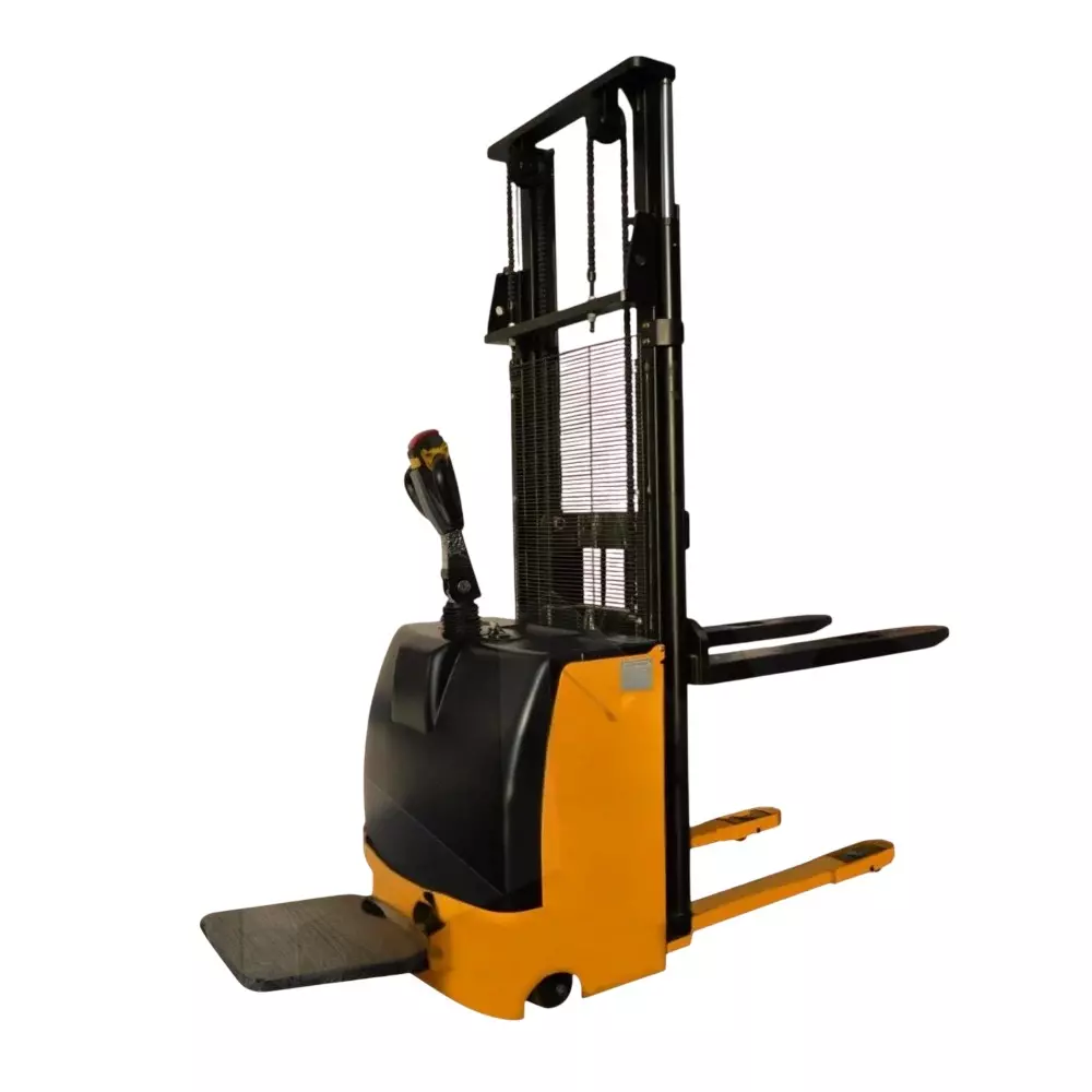 Excmach Battery Operated Power Pallet Truck 1150x550 mm Mild Steel for Material Handling, (Without Battery)
