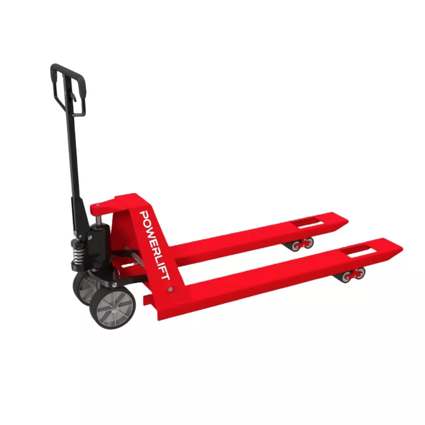 SWIFT Powerlift Hand Pallet Truck 3000 Kg (3 Ton) Capacity 685 mm (27 inch) Fork Width Mild Steel Red