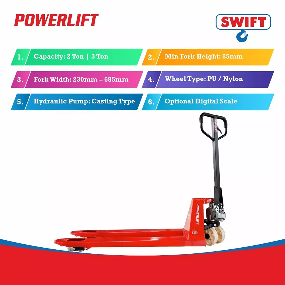 swift-powerlift-hand-pallet-truck-2000-kg-2-ton-capacity-685-mm-27-inch-fork-width-mild-steel-red