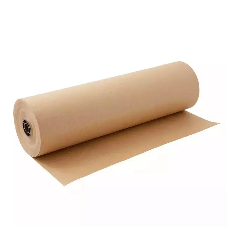 GENERIC Kraft Liner Paper Roll Brown 20 inch x 25 m (Pack of 4)