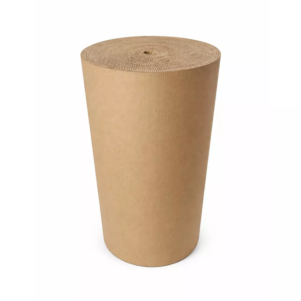 GENERIC 28 inch x 100 m Paper Corrugated Roll, Brown