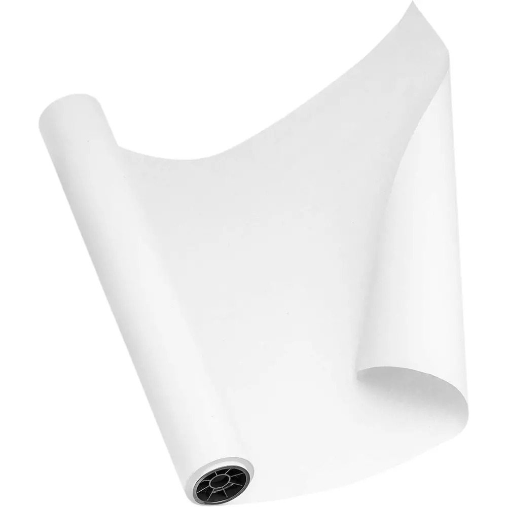 MM WILL CARE Kraft Paper Roll White 24 inch x 20 m for Packing, Wrapping, Crafting, Shipping & DIY Projects