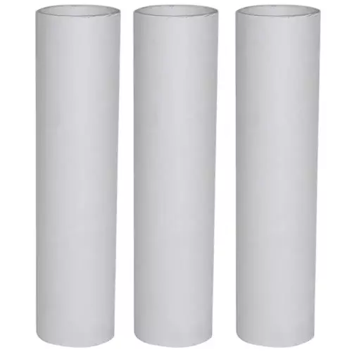 JIA INDUSTRIES Paper Tubes White (3x3x30 inch) 76.2x76.2x762 mm (Pack of 3 Pcs)