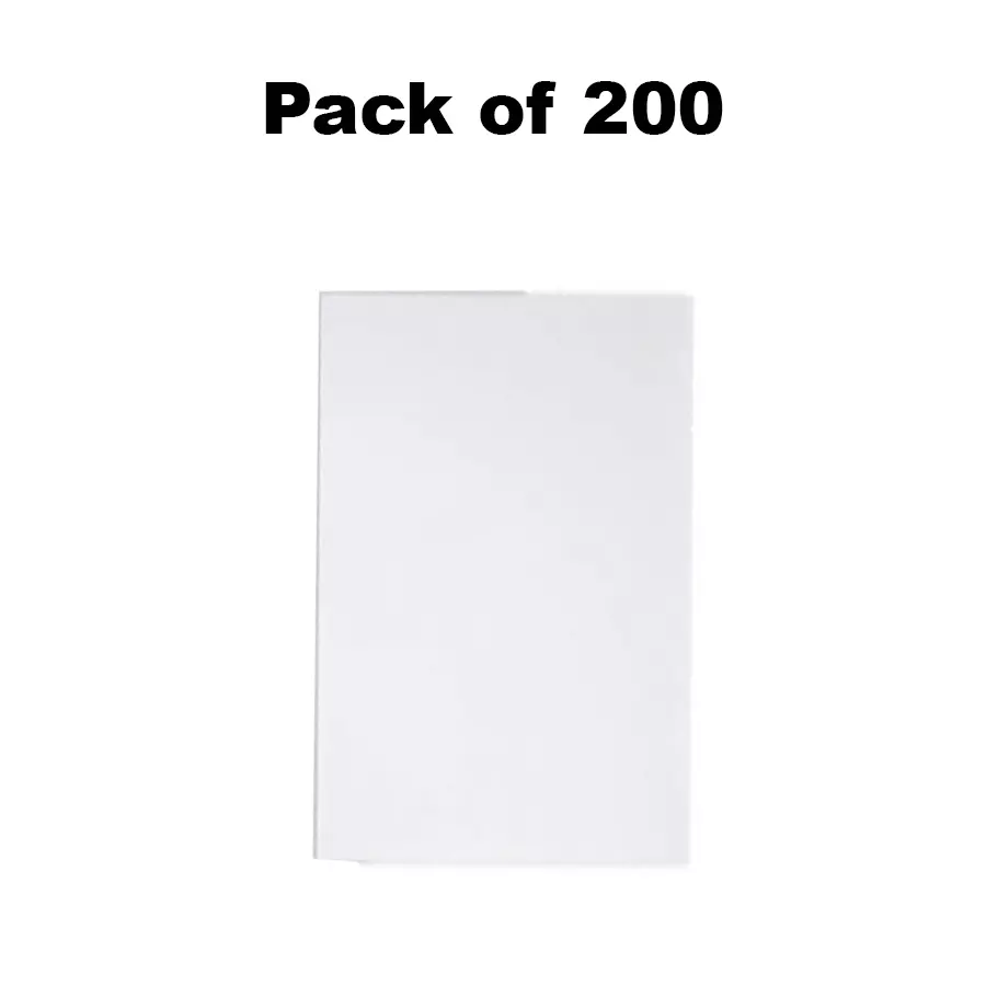 SINGHAL PP Corrugated Sheets White 5 mm Thickness 228.6 x 381 mm (9 x 15 inch) (Pack of 200)