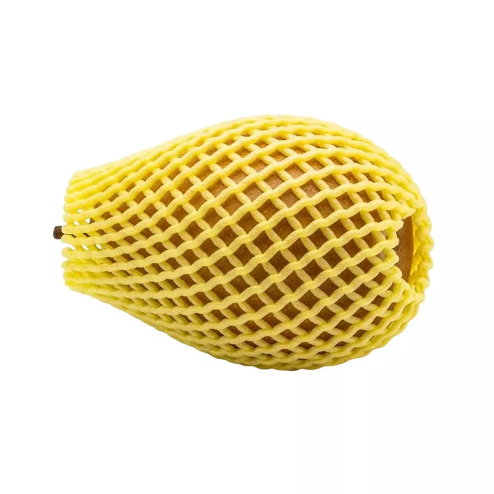 GENERIC Fruit Foam Net Made of HDPE Yellow Color, 35 m Length and Size 50 mm for Wrapping And Protecting Apples, Pears & More