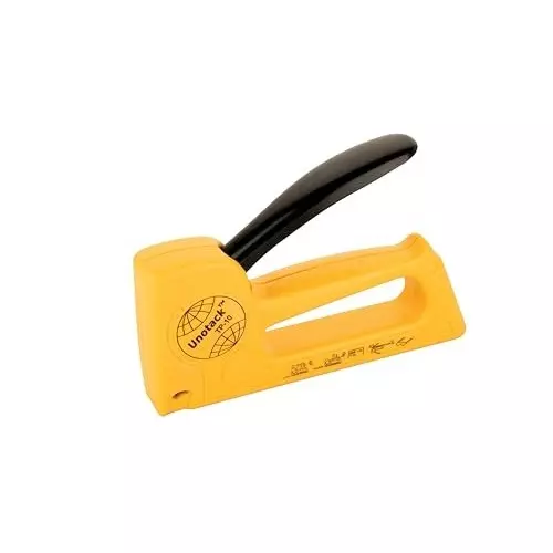 GENERIC Staple Tacker with Staple Pins Yellow & Black, TP-10 (Pack of 10 Pcs)