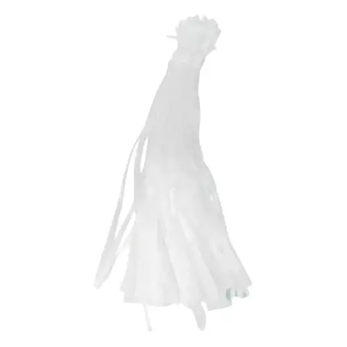 GENERIC 1000 Pcs Packaging Net and Packaging Clip Combo White Color and Size 18 inch (457.2 mm) for Securely Bundling Irregularly Shaped Products