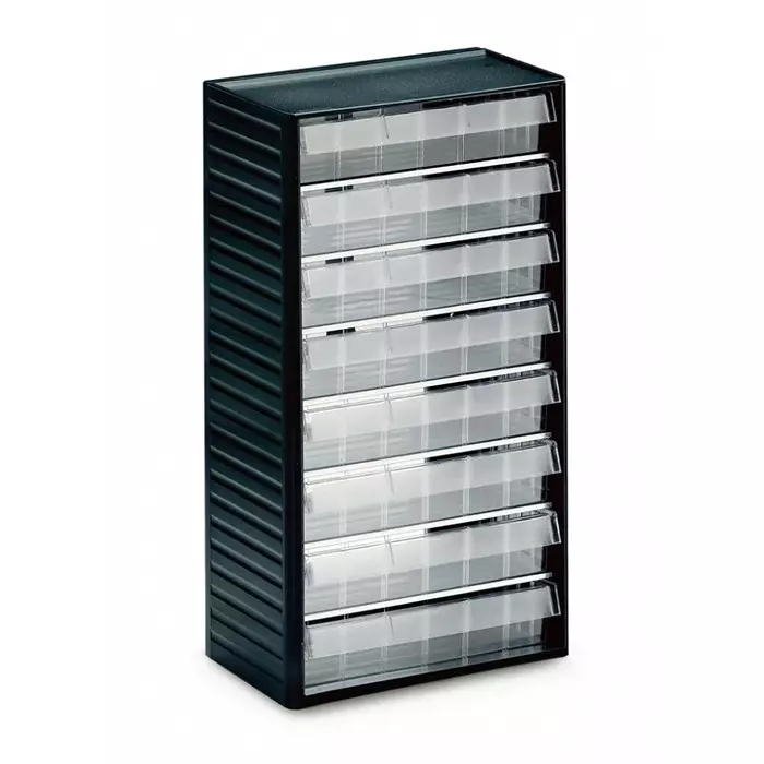 Treston 8 Drawer Storage Unit PP 550 x310 x180 mm Grey, 556-3