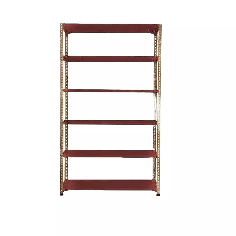 Spacious Metal Kitchen Cabinet Dark Chocolate 6 Shelves 15x36x79 inch Size