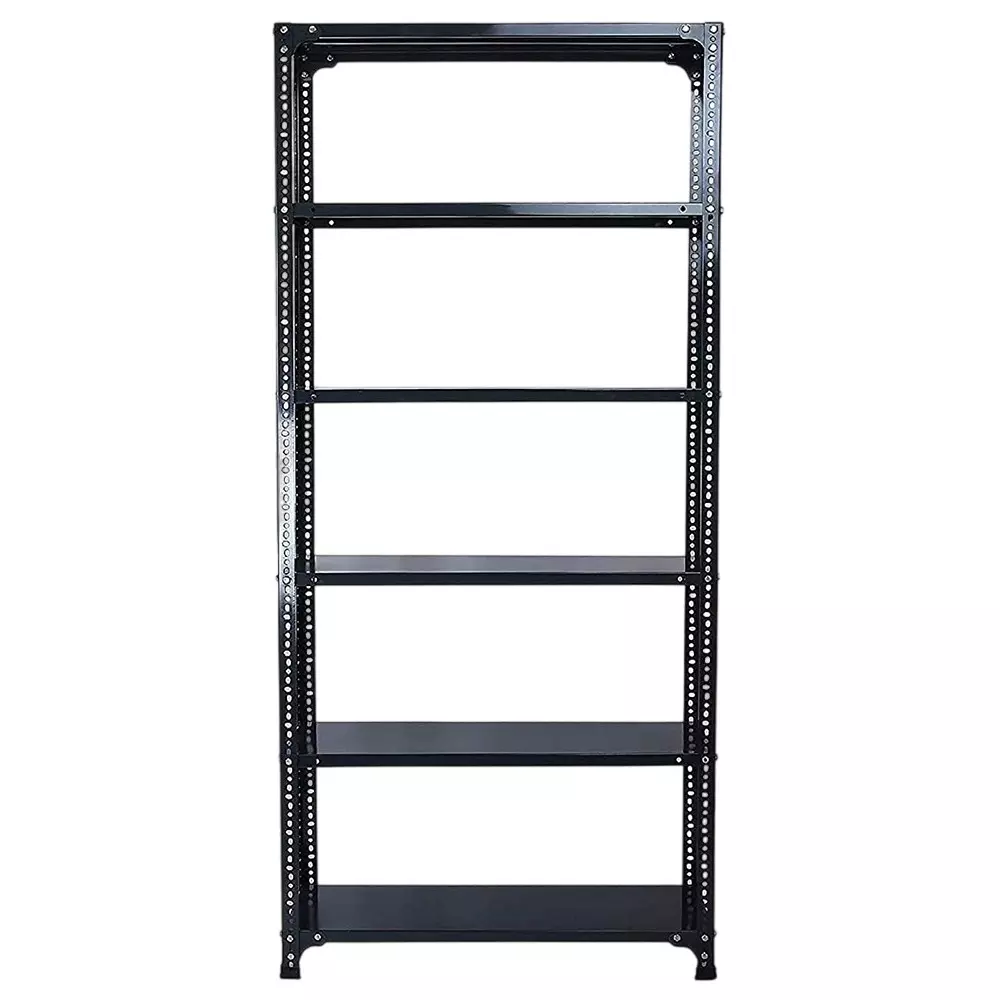 Spacious Metal Kitchen Cabinet Grey 6 Shelves 12X36X48 inch Size