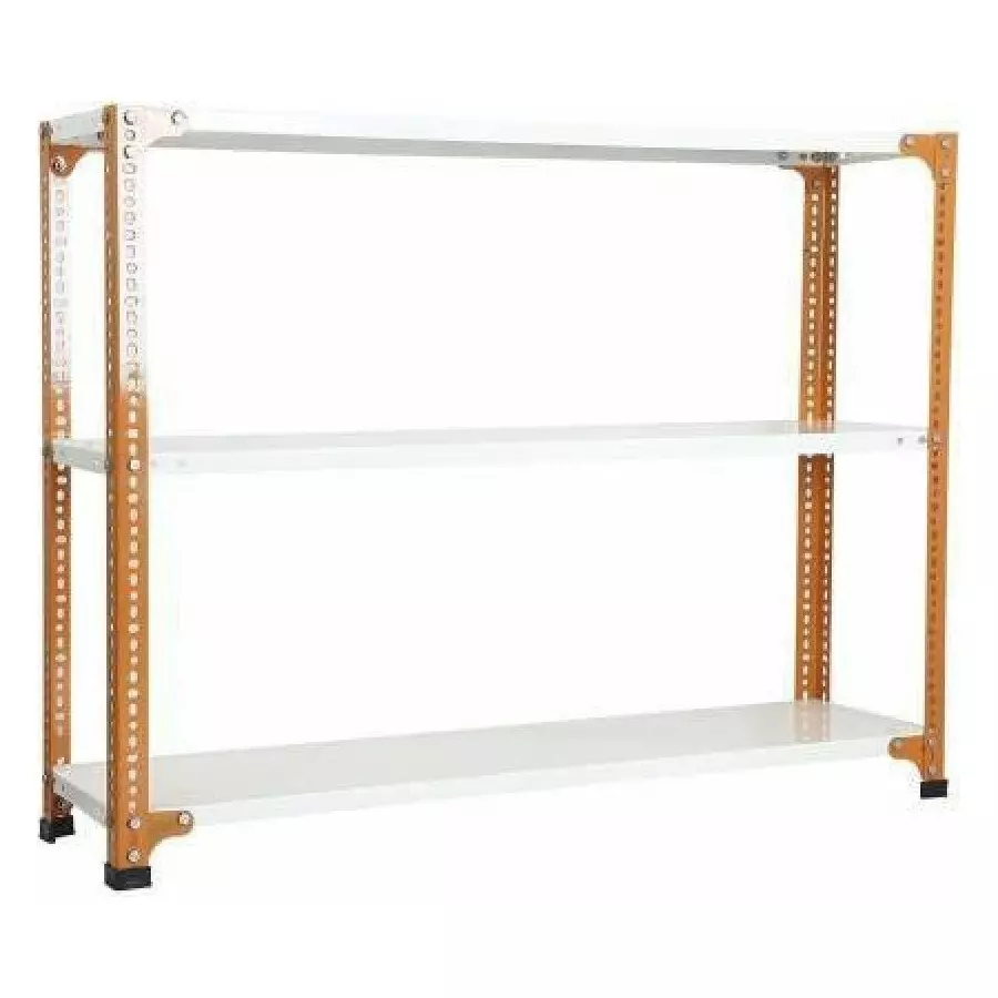 Buy Spacious Luggage Rack Orange and Ivory Color 3 Shelves 12x24x37 ...