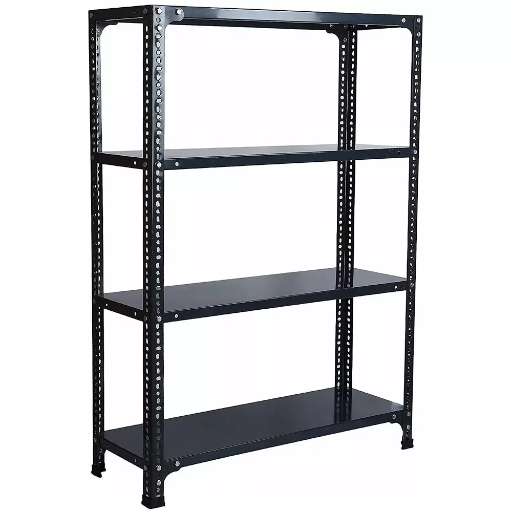 spacious-luggage-rack-black-4-shelves-12x36x60-inch-size