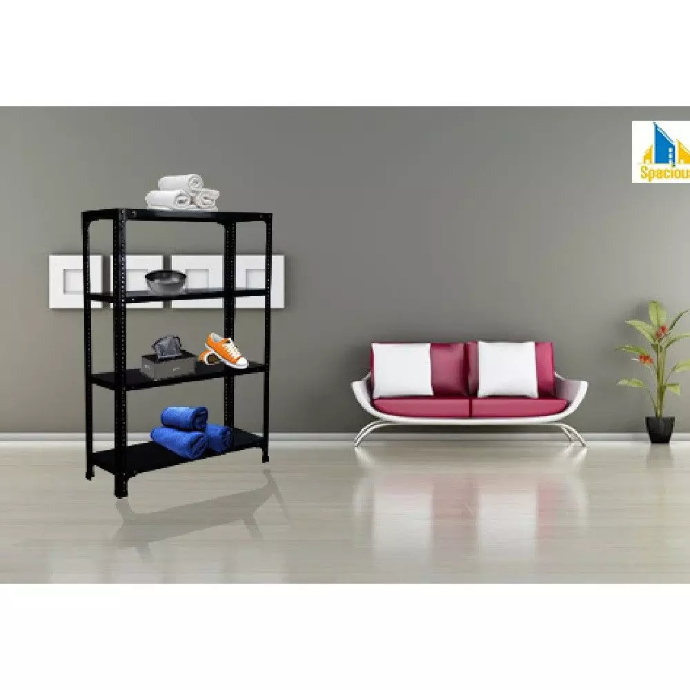 spacious-luggage-rack-black-4-shelves-12x36x60-inch-size